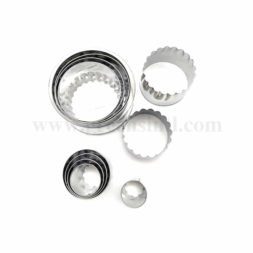 GREENS CHOICE Fluted Round Cutter Set of 11