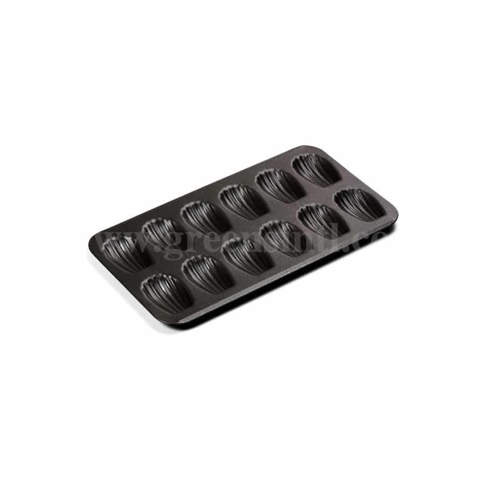 GREENS CHOICE Aluminium 12 Madeleline Cake Pan 350x205x20 mm