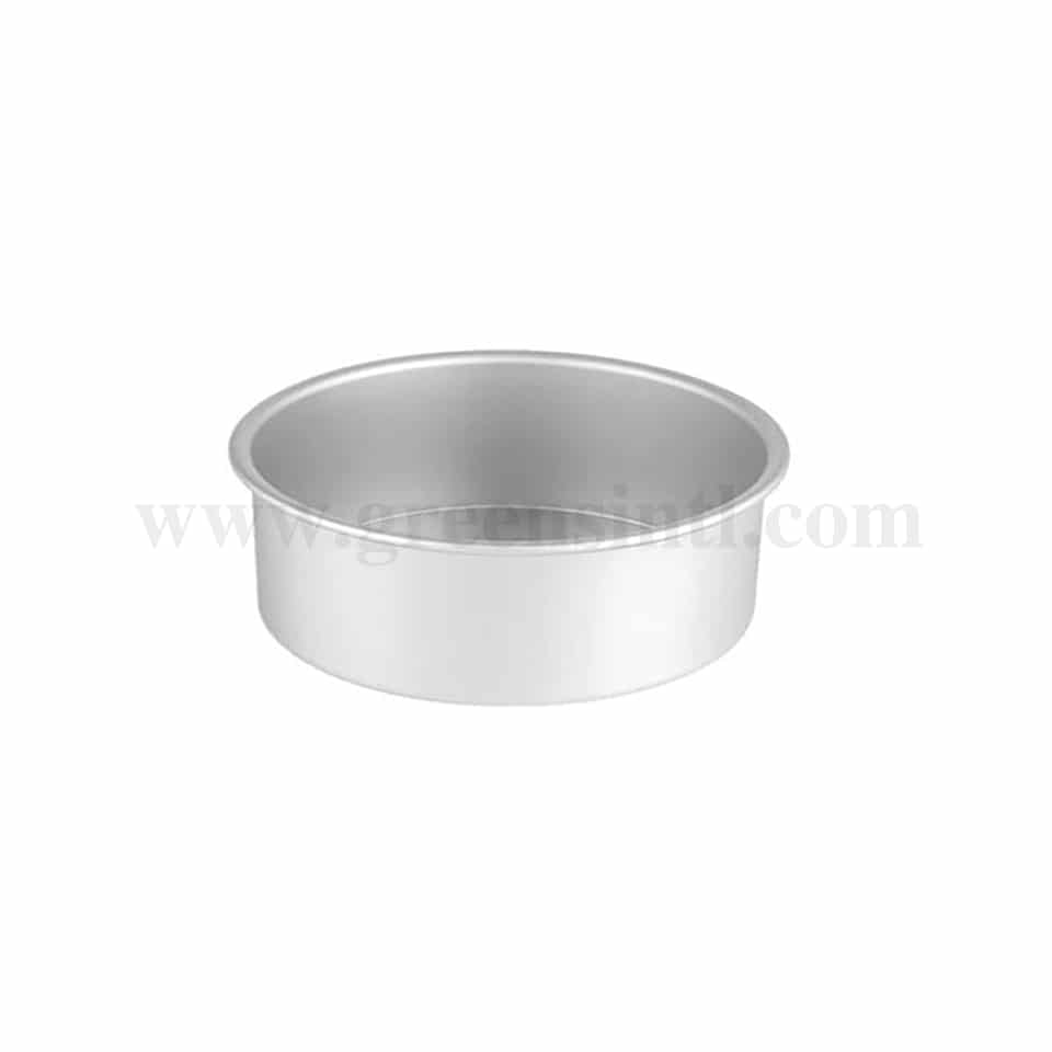 GREENS CHOICE Round Cake Pan Aluminium D 5 Inch x H 4 Inch