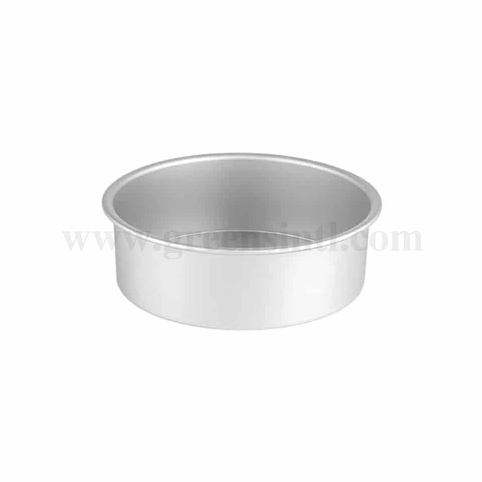 GREENS CHOICE Round Cake Pan Aluminium D 6 Inch x H 4 Inch