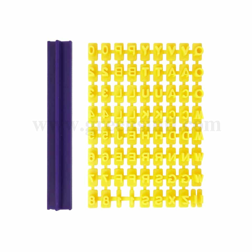GREENS CHOICE Letter and Number Press Cutter Set of 56