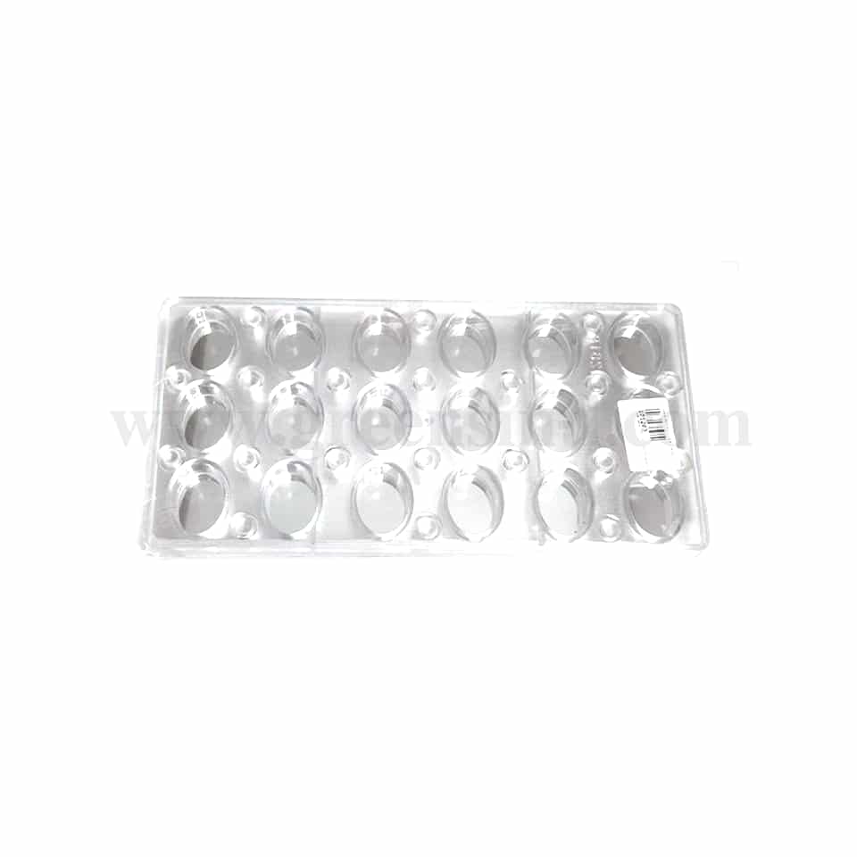 GREENS CHOICE Magnetic Polycarbonate Chocolate Mould Oval