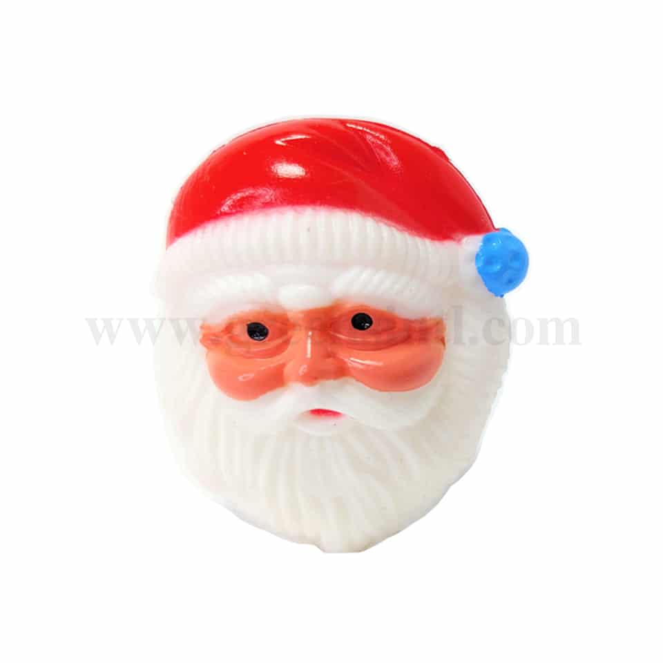 GREENS CHOICE Cake Topper- Santa Claus Face 30 mm-5 Pcs