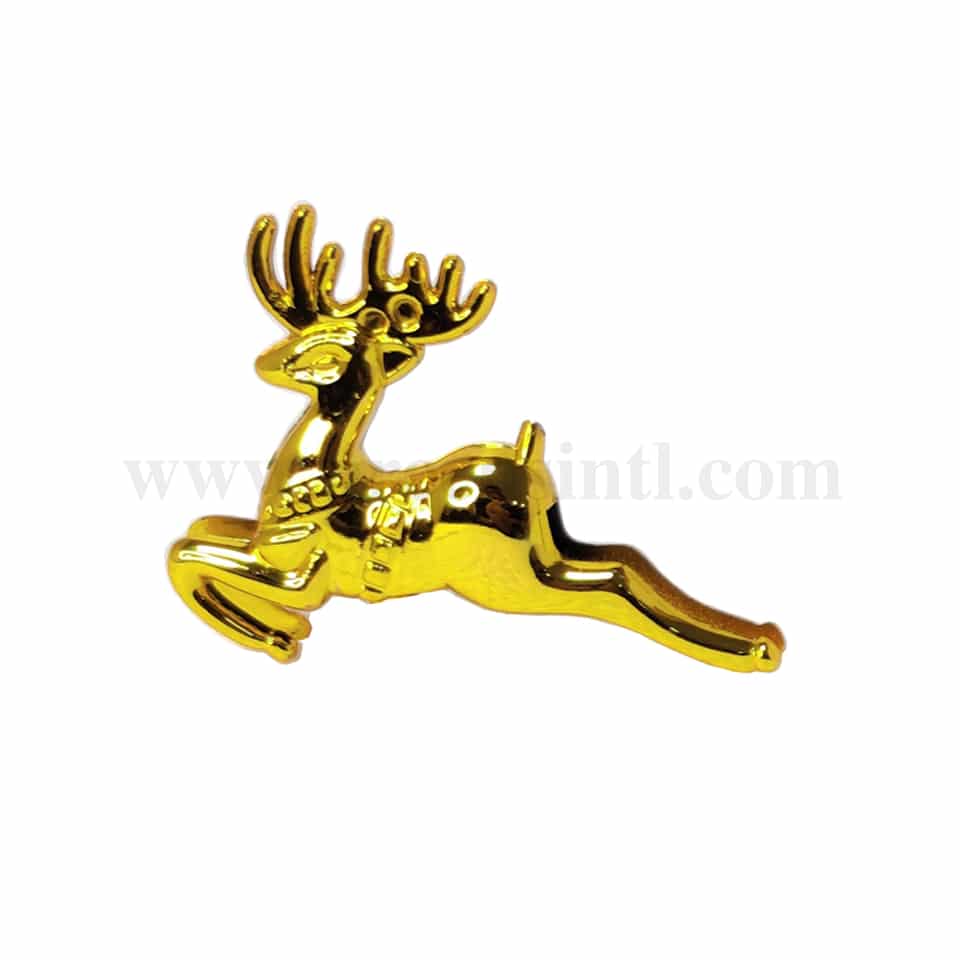 GREENS CHOICE Cake Topper- Reindeer Gold 50 mm-5 Pcs