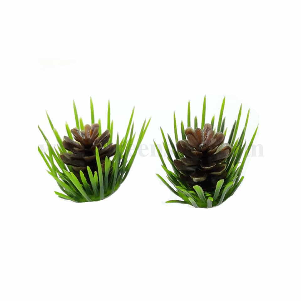 GREENS CHOICE Cake Topper- Pine Cone 80 mm-5 Pcs