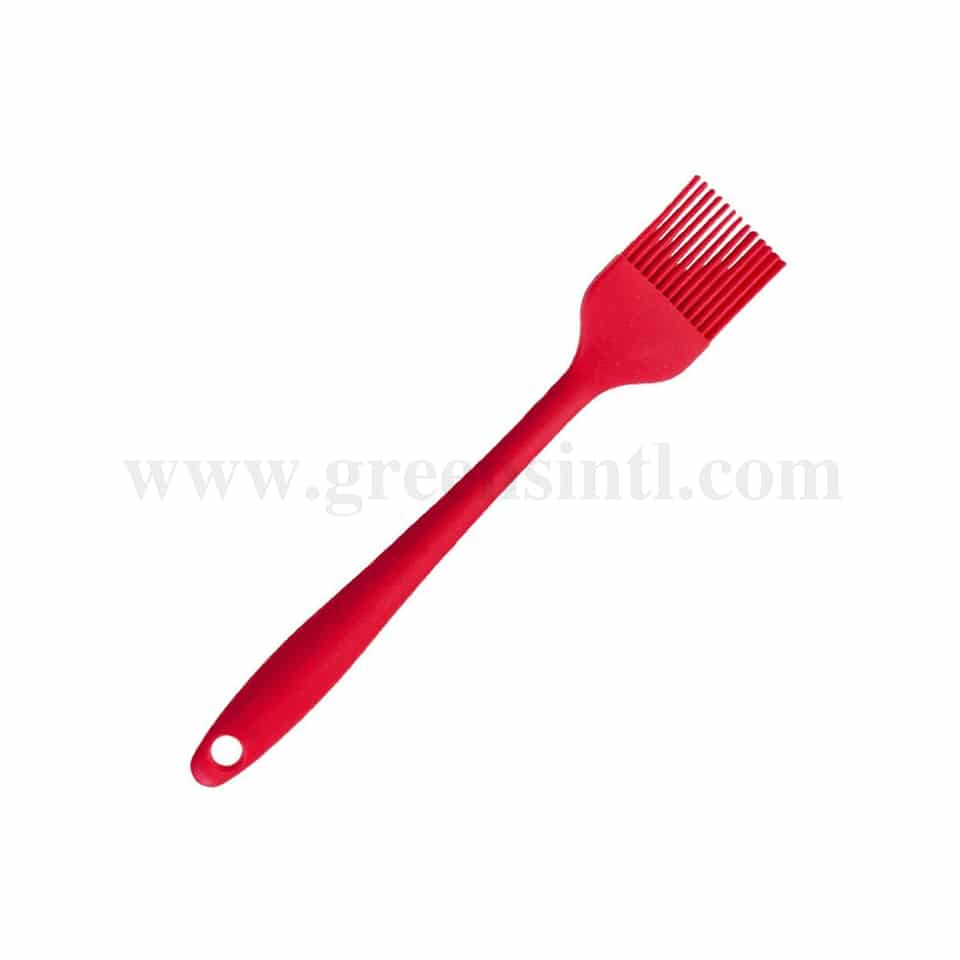 GREENS CHOICE Silcone Brush Red 8 Inch