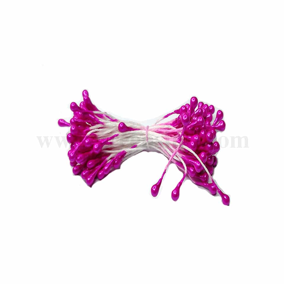 GREENS CHOICE Hot Pink Stamen 60 mm 50 Pcs