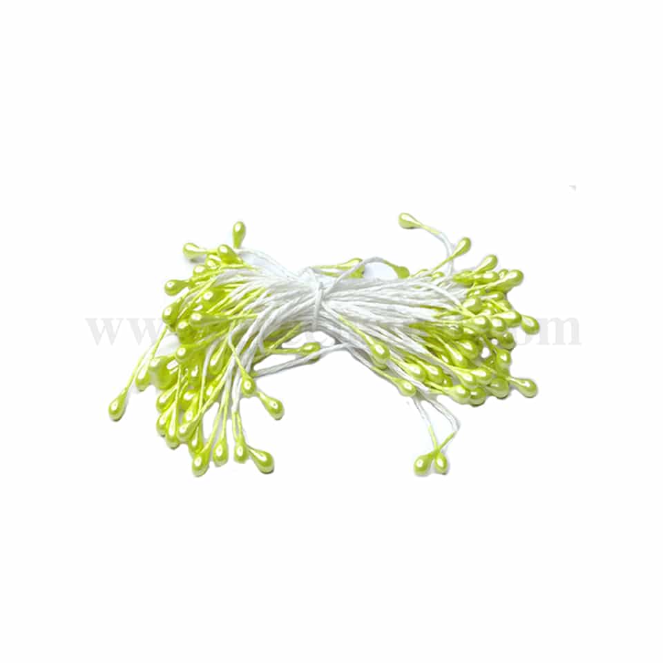 GREENS CHOICE Light Yellow Stamen 60 mm 50 Pcs