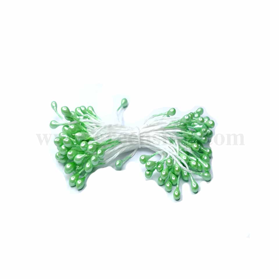 GREENS CHOICE Light Green Stamen 60 mm 50 Pcs