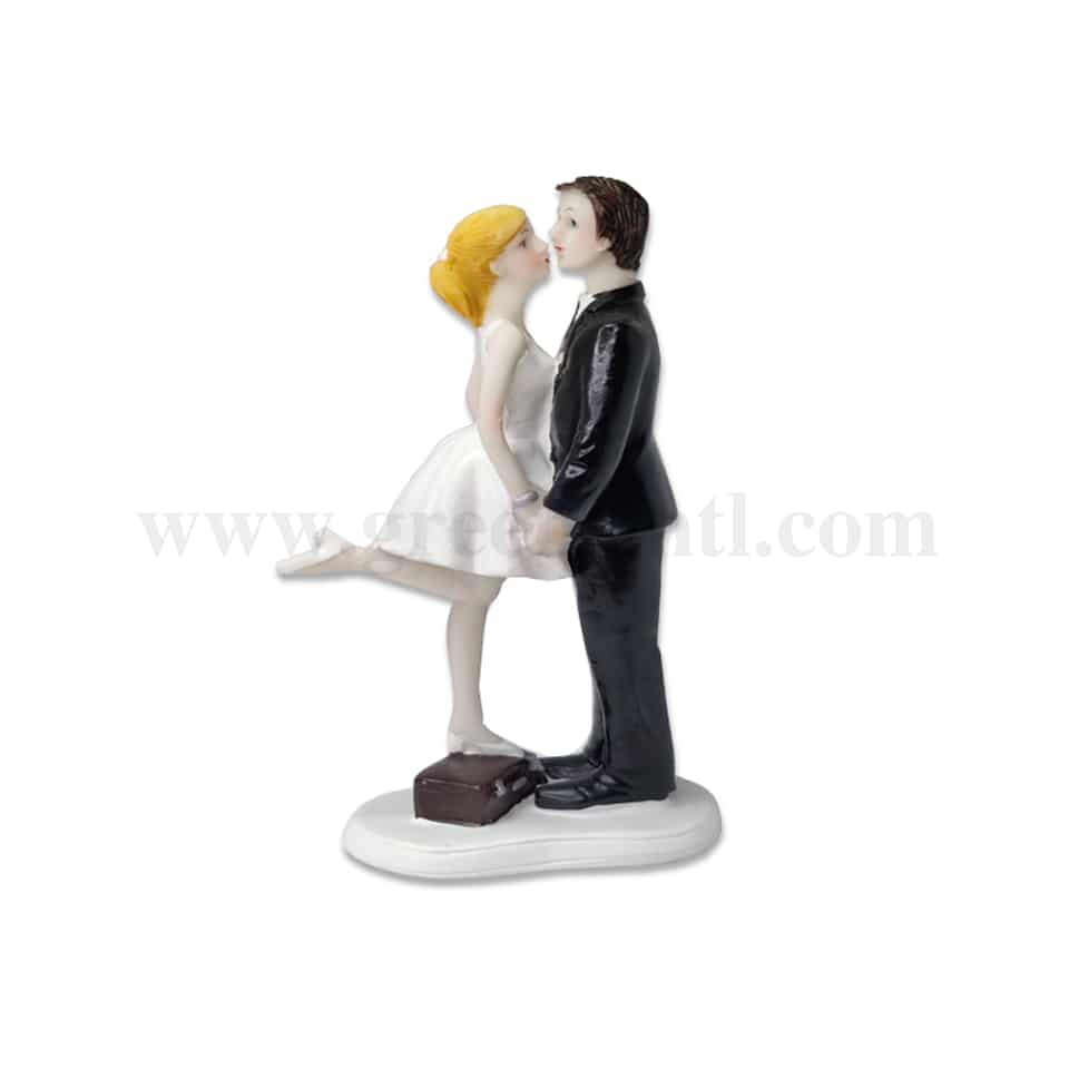GREENS CHOICE Bride & Groom Cake Topper 75x50x145 mm