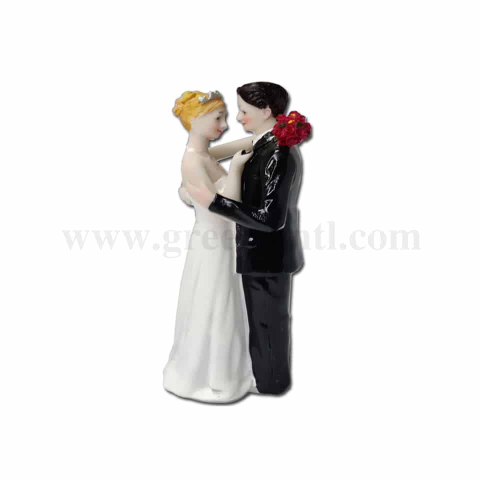 GREENS CHOICE Bride & Groom Cake Topper 50x45x140 mm