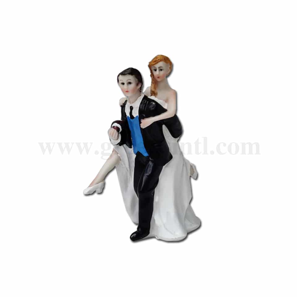 GREENS CHOICE Bride & Groom Cake Topper 100x75x140 mm