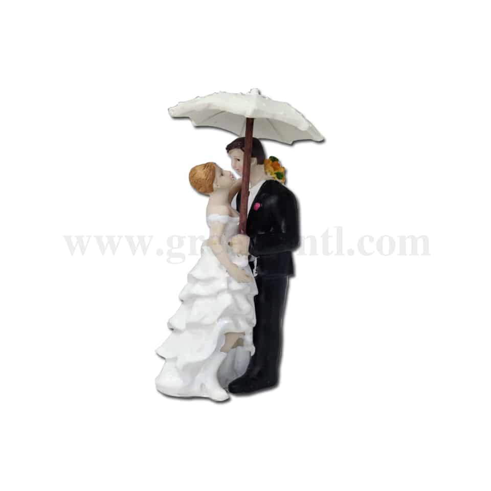 GREENS CHOICE Bride & Groom Cake Topper 65x40x160 mm