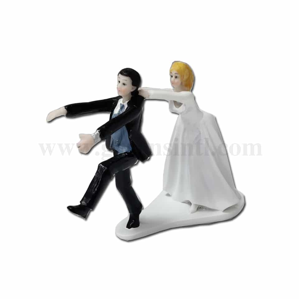 GREENS CHOICE Bride & Groom Cake Topper 150x60x110 mm