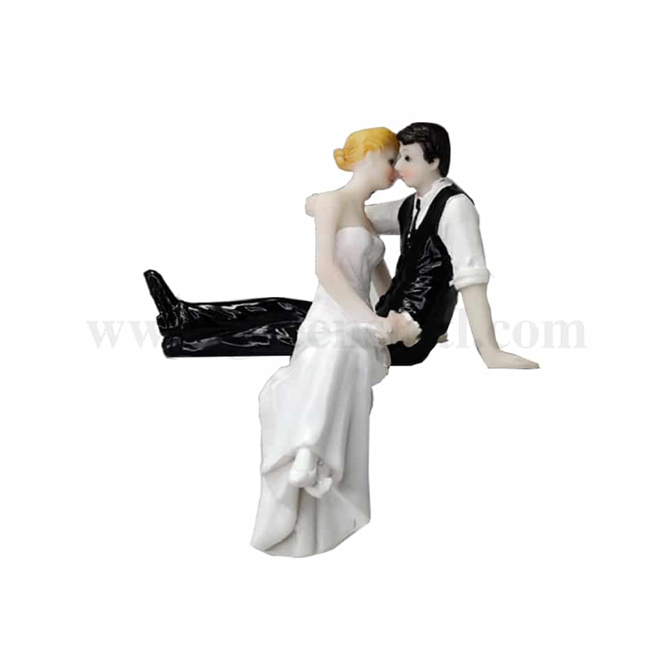 GREENS CHOICE Bride & Groom Cake Topper 100x50x160 mm