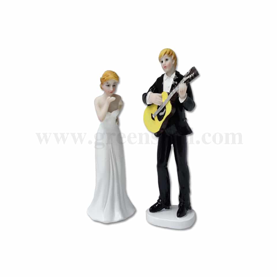GREENS CHOICE Bride & Groom Cake Topper 140 mm