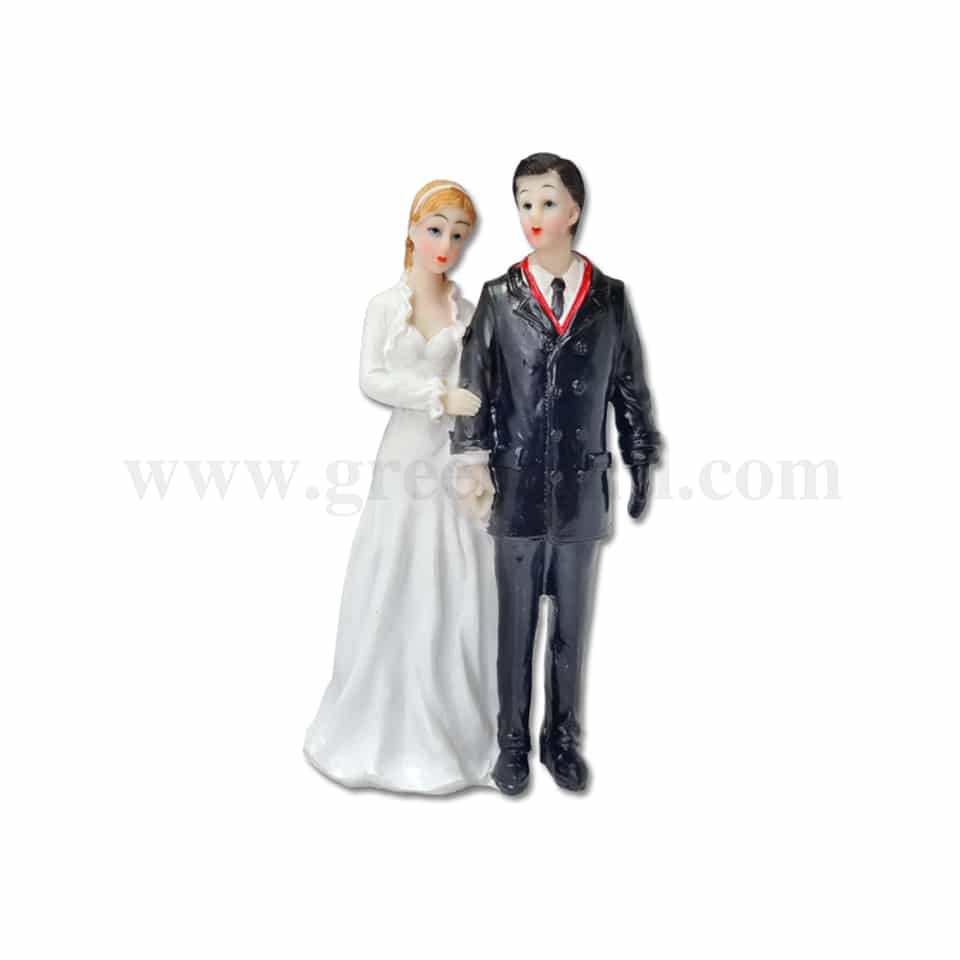 GREENS CHOICE Bride & Groom Cake Topper 90x50x150 mm