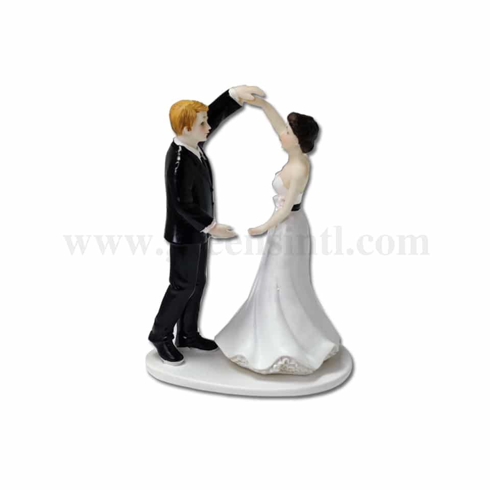 GREENS CHOICE Bride & Groom Cake Topper 115x75x160 mm