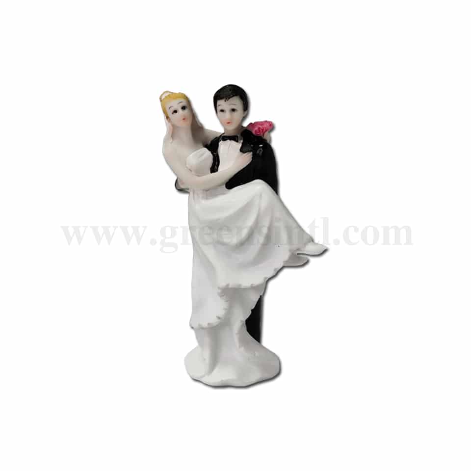 GREENS CHOICE Bride & Groom Cake Topper 65x50x140 mm