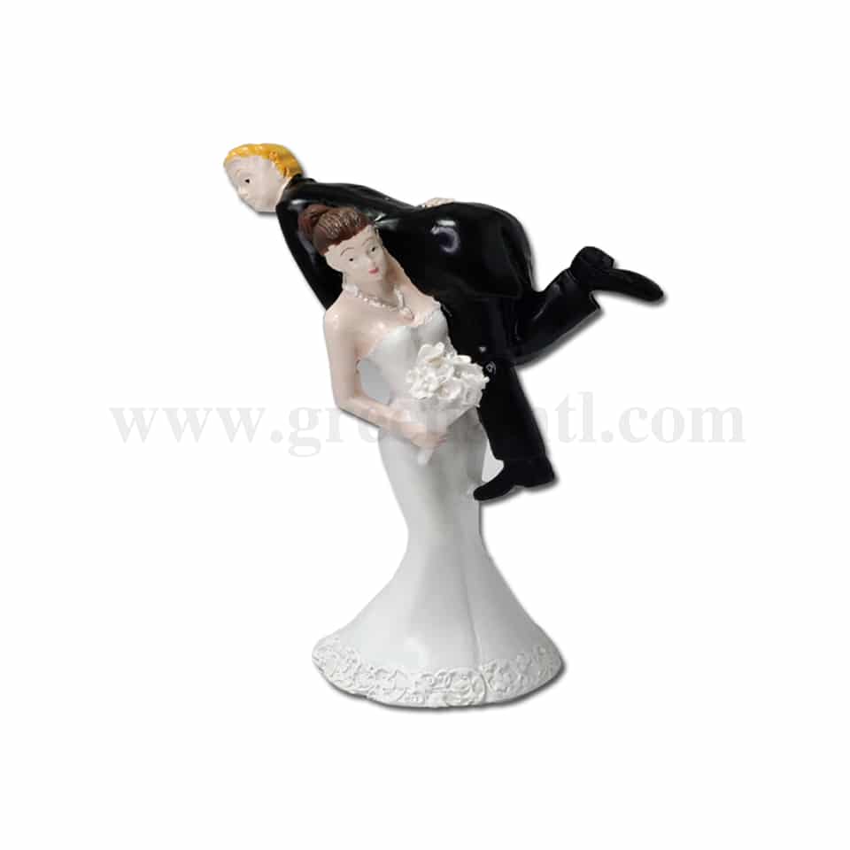 GREENS CHOICE Bride & Groom Cake Topper 100x50x135 mm