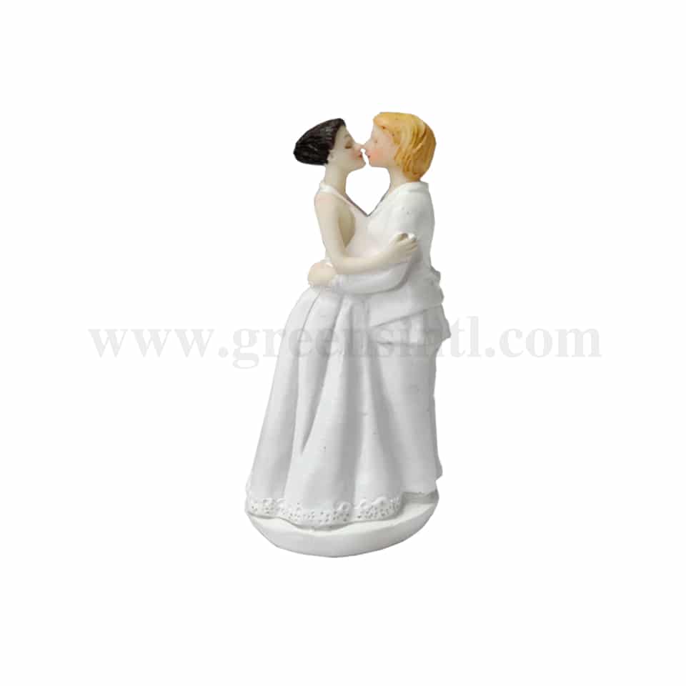GREENS CHOICE Bride & Groom Cake Topper 75x50x145 mm