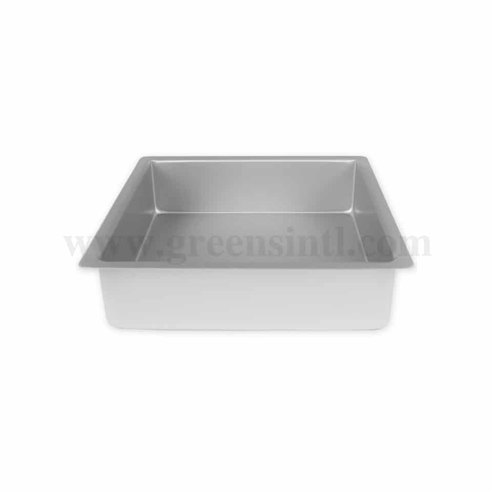GREENS CHOICE Square Cake Pan Aluminium 5x5x4 Inch