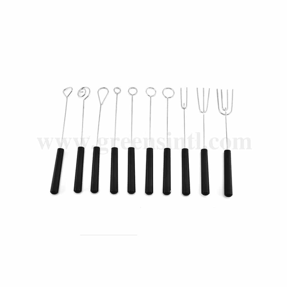 GREENS CHOICE Chocolate Dipping Fork Set of 10