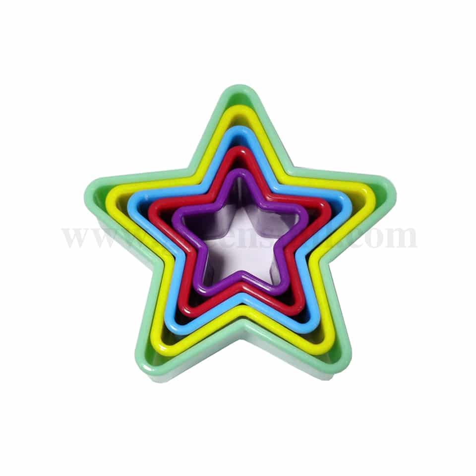 GREENS CHOICE Star Shape Cookie Cutter Set of 5
