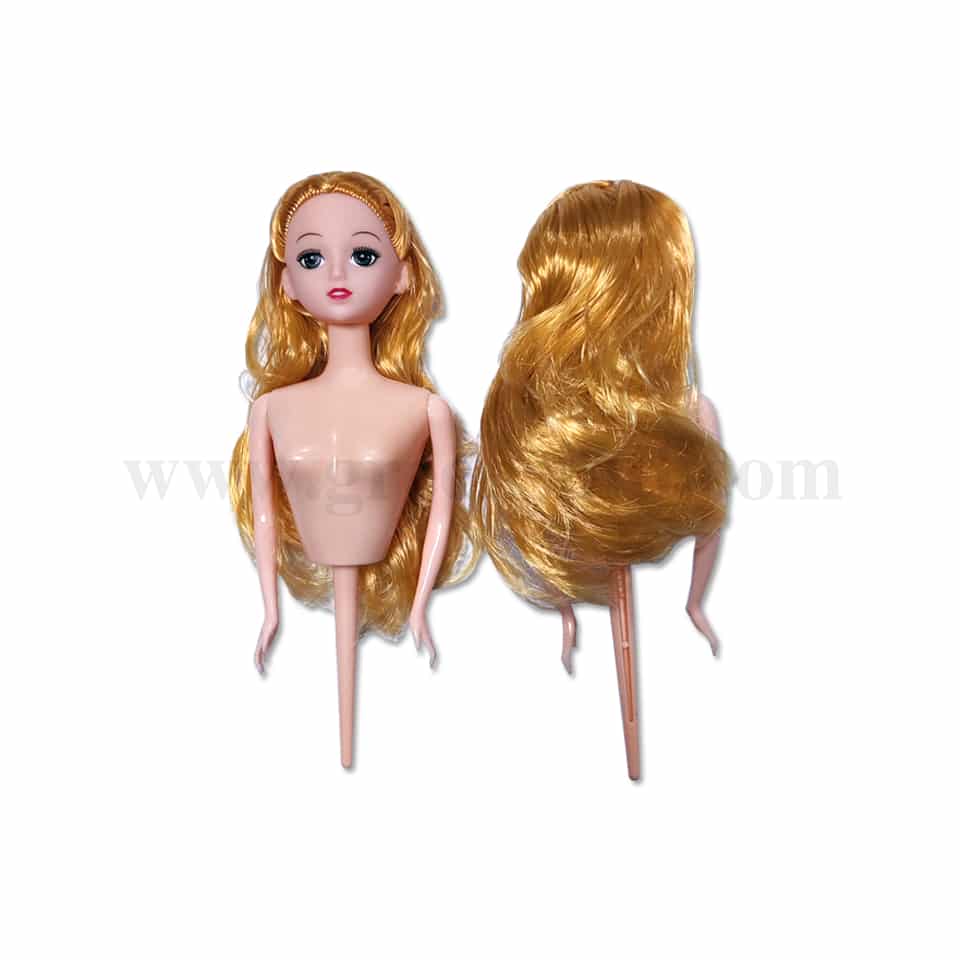 GREENS CHOICE Blond Hair Doll Topper Half Body 190 mm