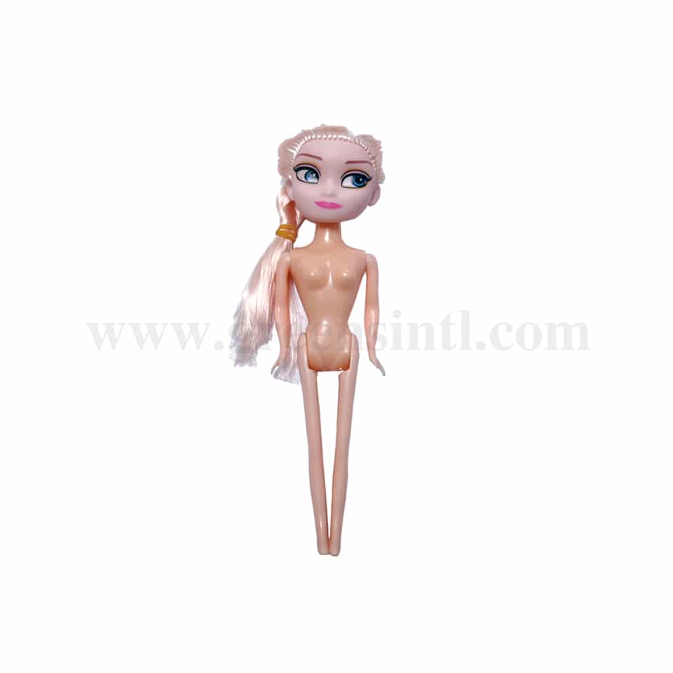 GREENS CHOICE Blond Braided Ponytail Doll Topper Full Body