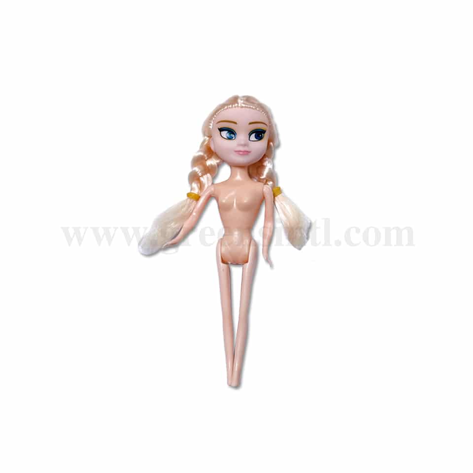 GREENS CHOICE Blond Braided Doll Topper Full Body