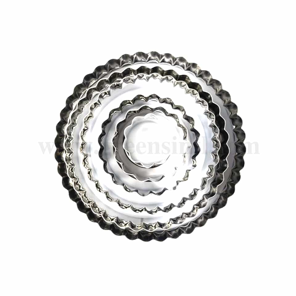 GREENS CHOICE Fluted Round Cutter Set of 6