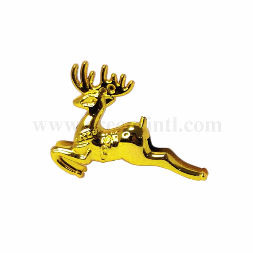 GREENS CHOICE Cake Topper- Reindeer Gold 50 mm-50 Pcs