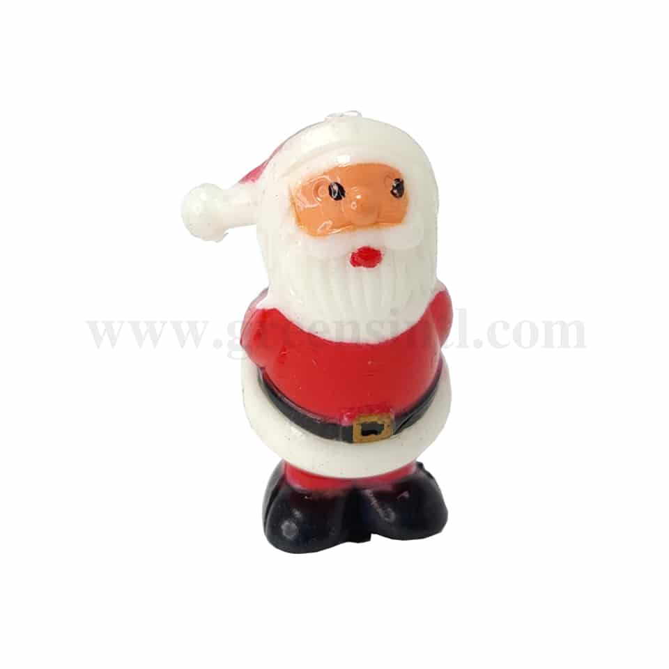 GREENS CHOICE Cake Topper- Santa Claus 18x30 mm-50 Pcs