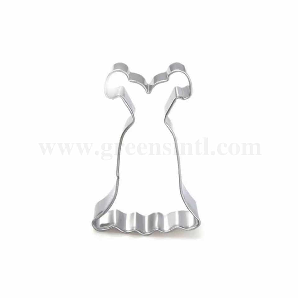 GREENS CHOICE Cookie Cutter Wedding Dress 42 x 78 mm
