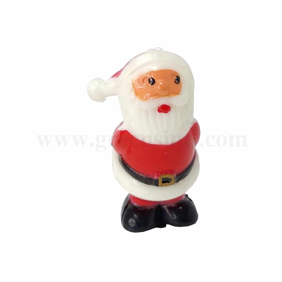 GREENS CHOICE Christmas Cake Topper- Santa Claus 18 x 30 mm-100 Pcs