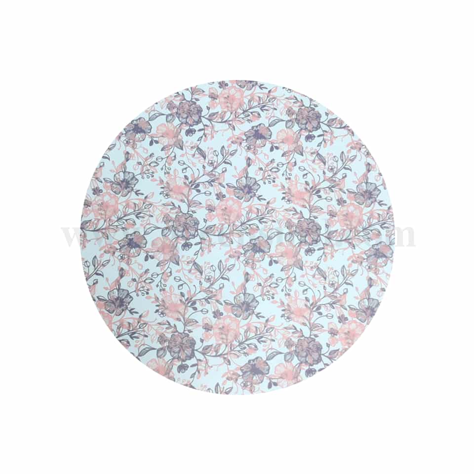 GREENS CHOICE Chocolate Transfer Sheet Floral Light Pink and Purple 250 x 350 mm-50 Sheets