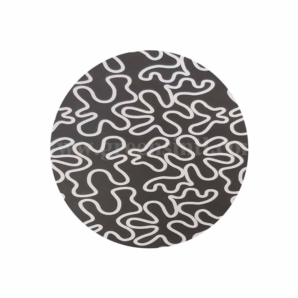 GREENS CHOICE Chocolate Transfer Sheet Wave Lines White 250 x 350 mm-50 Sheets