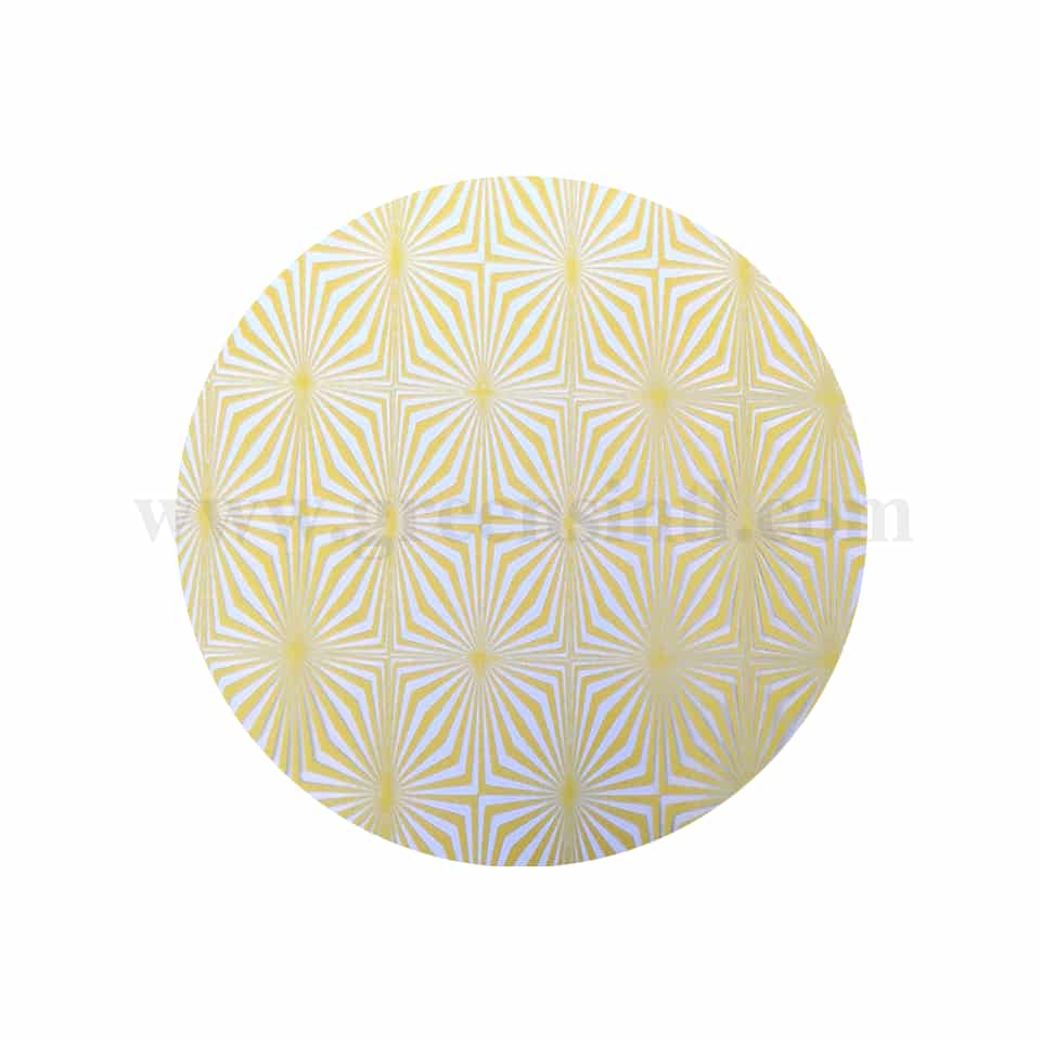 GREENS CHOICE Chocolate Transfer Sheet 3D Gold Star Pattern 250 x 350 mm-50 Sheets
