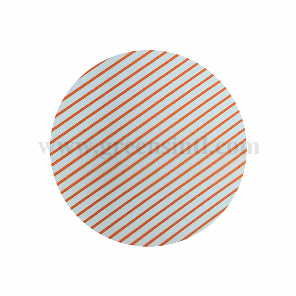 GREENS CHOICE Chocolate Transfer Sheet Lines Orange 250 x 350 mm-5 Sheets