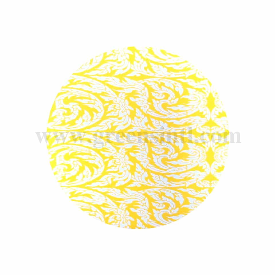 GREENS CHOICE Chocolate Transfer Sheet Thai Pattern Gold 250 x 350 mm-5 Sheets