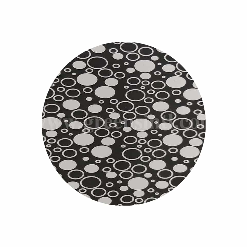 GREENS CHOICE Chocolate Transfer Sheet Bubbles Pattern White 250 x 350 mm-5 Sheets