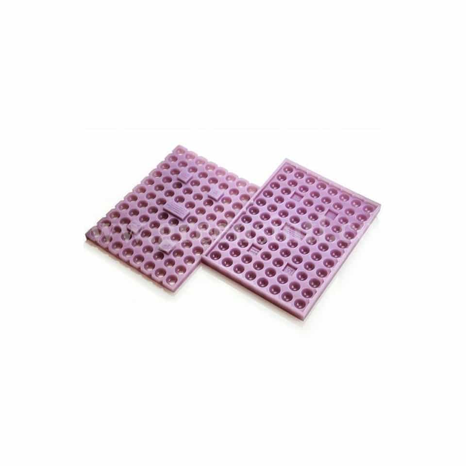 CHICAGO SCHOOL OF MOLD MAKING Sphere Mold 0.5 (13mm)-134 Indents