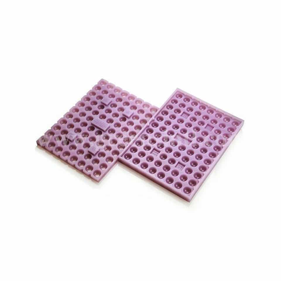 CHICAGO SCHOOL OF MOLD MAKING Sphere Mold 0.75 (19mm)-82 Indents