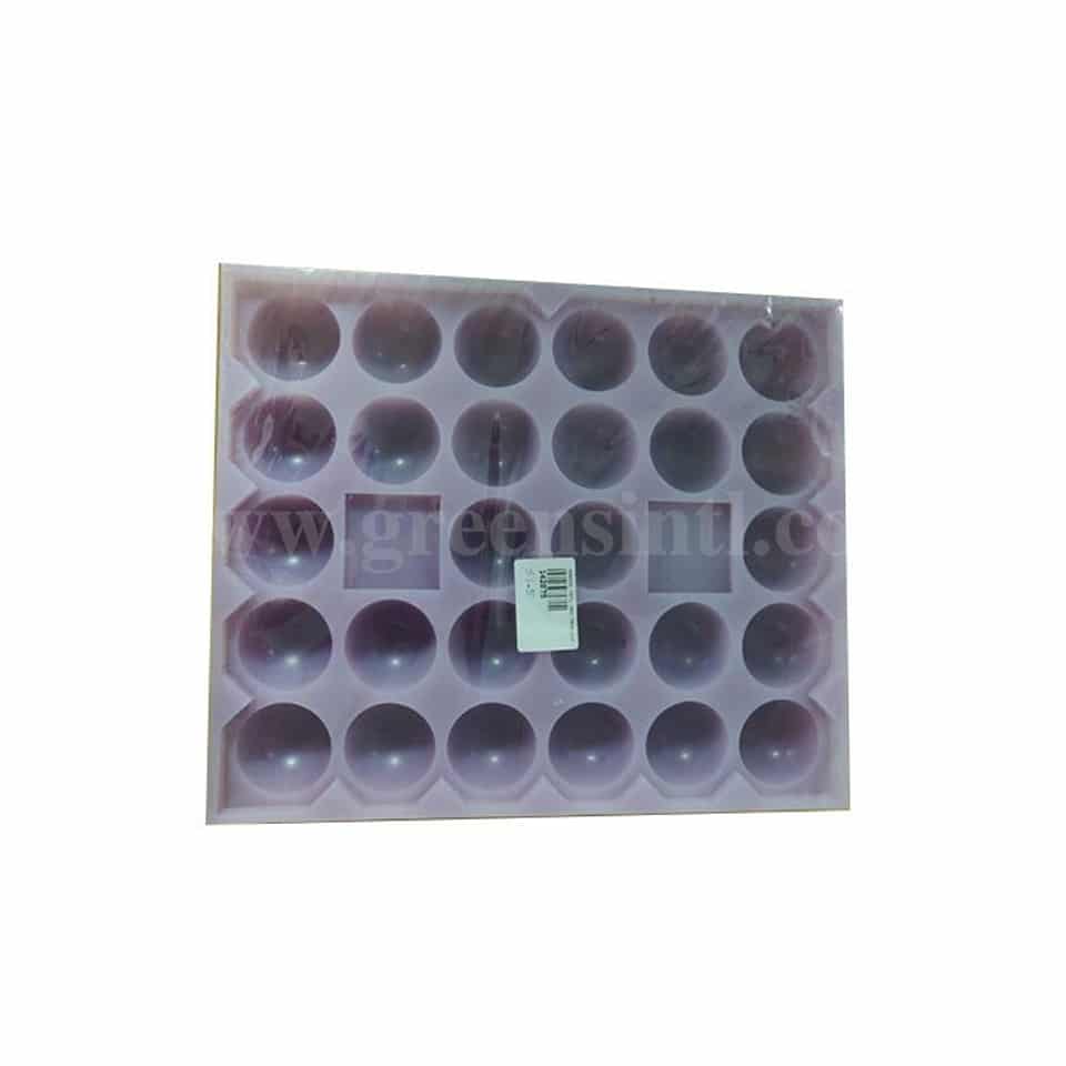 CHICAGO SCHOOL OF MOLD MAKING Sphere Mold 1.5 (38mm) -30 Indents