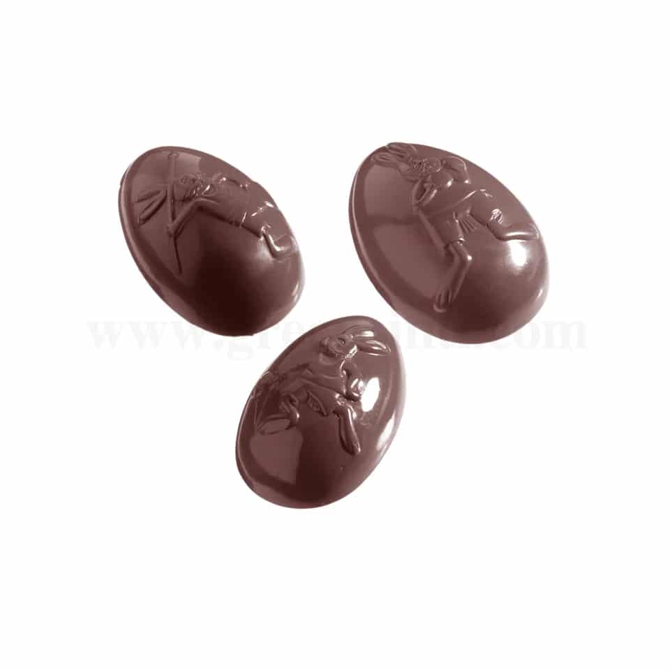 CHOCOLATE WORLD Chocolate Mould Egg Olympia 62 x41 x  h 21 mm