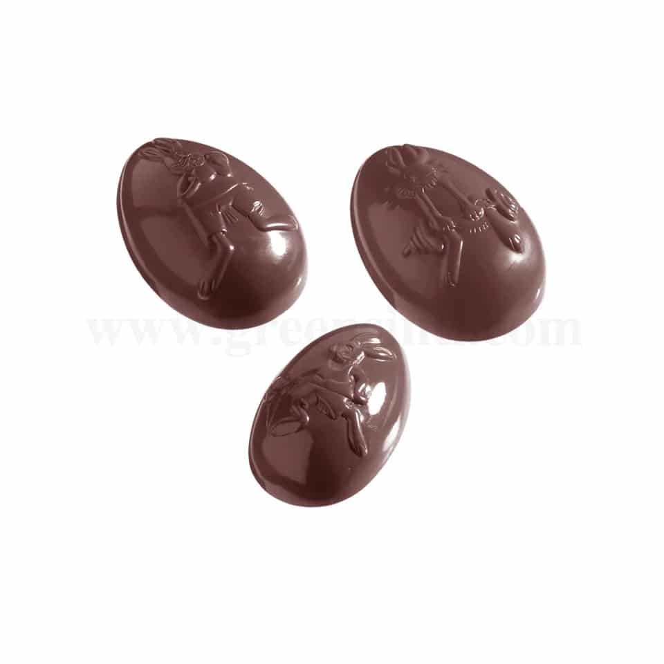 CHOCOLATE WORLD Chocolate Mould Egg Olympia 82 x 56x h 28 mm