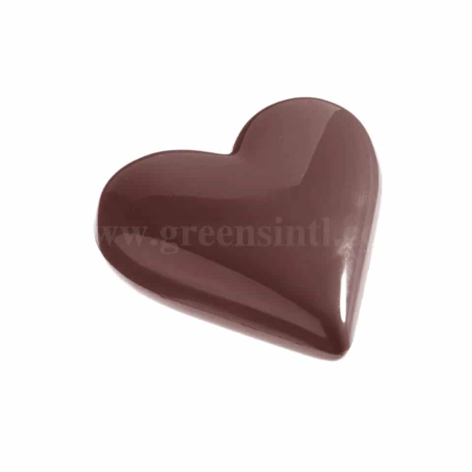 CHOCOLATE WORLD Chocolate Mould Heart 80x69xh16mm
