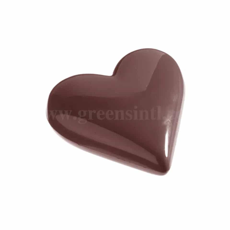 CHOCOLATE WORLD Chocolate Mould Heart 119x104xh23mm