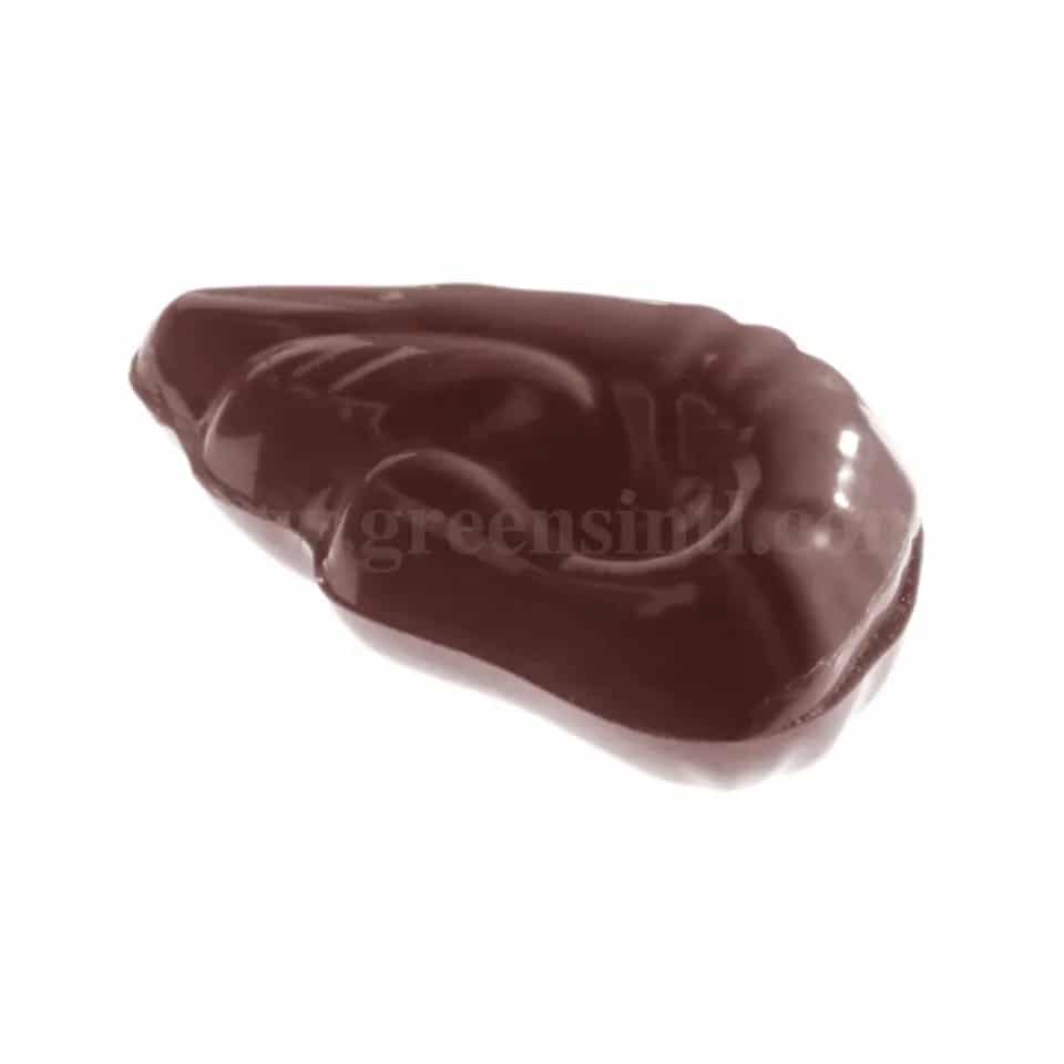 CHOCOLATE WORLD Chocolate Mould Shrimp 44x23xh10mm